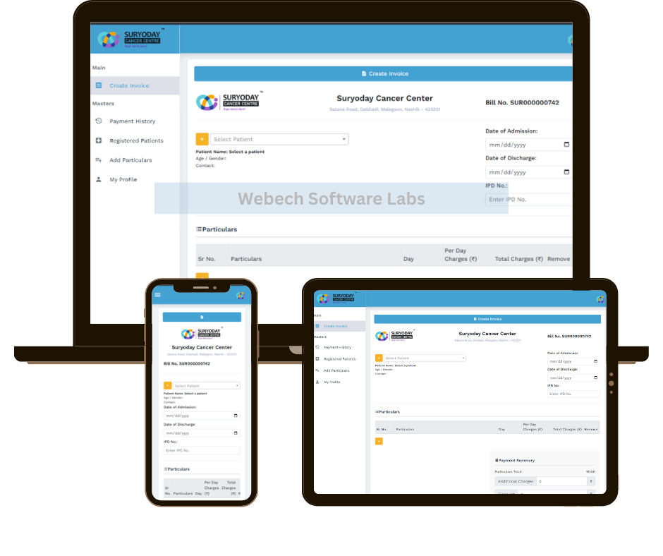 Suryoday Cancer Centre Web Development